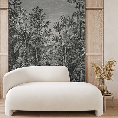 Superfresco Easy Archive Jungle Black & White Print To Order 3m x 2.8m Mural W Superfresco Easy Archive Jungle Black & White Print To Order 3m x 2.8m Mural W