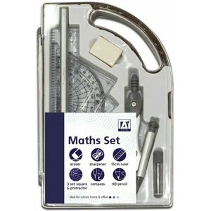 MantraRaj 9 Piece Maths Geometry Set Back To School Exam Stationery Compass Protractor New MantraRaj 9 Piece Maths Geometry Set Back To School Exam Stationery Compass Protractor New