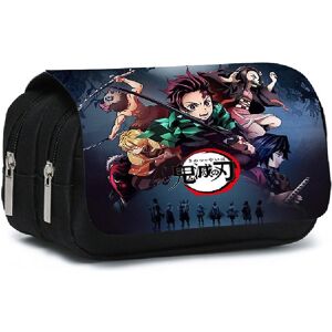 Unbranded (A) Demon Slayer Pencil Case Large Capacity Stationery Case Student Pen Pouch Do Unbranded (A) Demon Slayer Pencil Case Large Capacity Stationery Case Student Pen Pouch Do