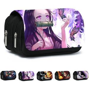 Unbranded (E) Demon Slayer Pencil Case Large Capacity Stationery Case Student Pen Pouch Do Unbranded (E) Demon Slayer Pencil Case Large Capacity Stationery Case Student Pen Pouch Do