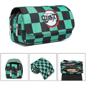 Unbranded (Type1) Demon Slayer Zipper Pencil Case Large Capacity Student School Pen Bag St Unbranded (Type1) Demon Slayer Zipper Pencil Case Large Capacity Student School Pen Bag St
