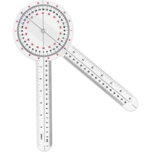 Typecat 12 Inch Goniometer,Transparent Orthopedic Angle Ruler Plastic Goniometer 360 Deg Typecat 12 Inch Goniometer,Transparent Orthopedic Angle Ruler Plastic Goniometer 360 Deg