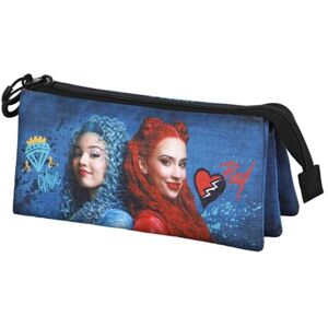 Disney Descendants Wickedly-Triple Pencil Case, Multicolour, 23 x 11 cm Disney Descendants Wickedly-Triple Pencil Case, Multicolour, 23 x 11 cm