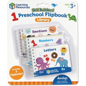 Learning Resources Skill Builders! Preschool Flipbook 3 Pieces Ages 3+ Library P Learning Resources Skill Builders! Preschool Flipbook 3 Pieces Ages 3+ Library P