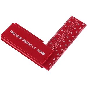 Unbranded L Ruler - 4-Inch Aluminum Alloy Square Ruler in L Shap - Woodworking Tools with Unbranded L Ruler - 4-Inch Aluminum Alloy Square Ruler in L Shap - Woodworking Tools with