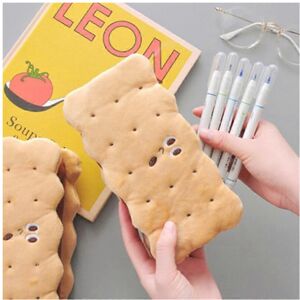 Unbranded (As show, One size) Kawaii Pencil Case High Capacity Plush Cookies Pen Bags Cute Unbranded (As show, One size) Kawaii Pencil Case High Capacity Plush Cookies Pen Bags Cute