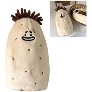 Unbranded Plush Pen Bag Cute Potato Shaped Soft Fade Resistant Multi Purpose Pencil Case S Unbranded Plush Pen Bag Cute Potato Shaped Soft Fade Resistant Multi Purpose Pencil Case S