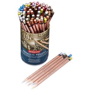 Derwent Metallic Colored Pencils Pot x72 Derwent Metallic Colored Pencils Pot x72