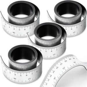 Jojomino 39.37 Inch Magnetic Ruler Flexible Magnetic Ruler with Both Inches and Centimete Jojomino 39.37 Inch Magnetic Ruler Flexible Magnetic Ruler with Both Inches and Centimete