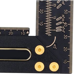 Unbranded 100mm Aluminium L Square Ruler for Woodwork Unbranded 100mm Aluminium L Square Ruler for Woodwork