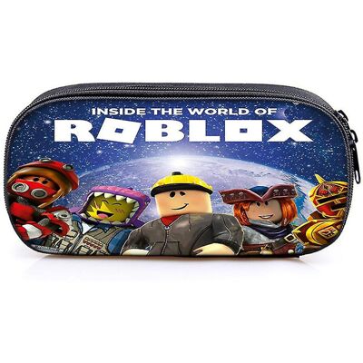 Unbranded (A) Roblox Kids Boys Girls Large Capacity Pencil Case Pen Bag Student School Sta Unbranded (A) Roblox Kids Boys Girls Large Capacity Pencil Case Pen Bag Student School Sta