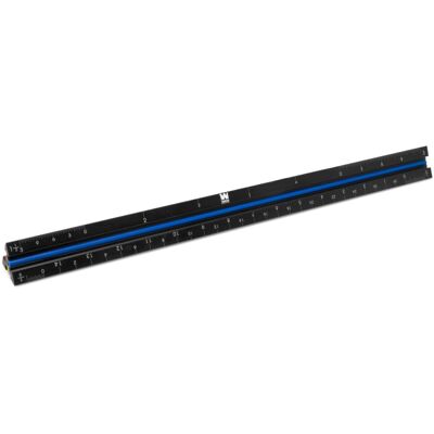 WEN Architect Scale Ruler 12-Inch Triangular Aluminum with Laser-Etched Imper WEN Architect Scale Ruler 12-Inch Triangular Aluminum with Laser-Etched Imper