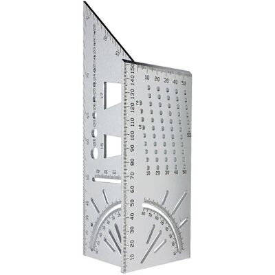 Unbranded (As show, One size) Woodworking Square Size Measure Ruler Multifunctional Wellto Unbranded (As show, One size) Woodworking Square Size Measure Ruler Multifunctional Wellto