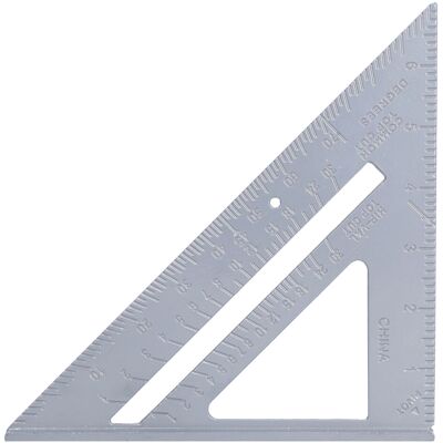 Unbranded Triangle Ruler Aluminum Alloy 7in 45/90 Degrees Unbranded Triangle Ruler Aluminum Alloy 7in 45/90 Degrees