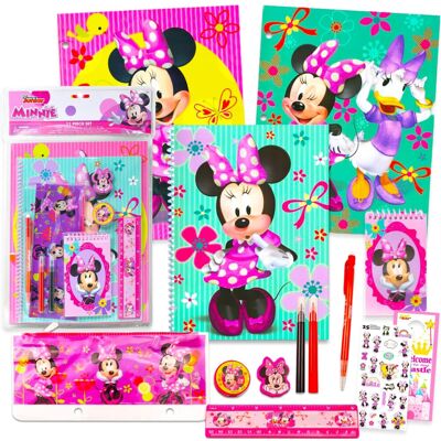 Minnie Mouse School Supplies Value Pack Set - Bundle with Disney Folder Notebook Minnie Mouse School Supplies Value Pack Set - Bundle with Disney Folder Notebook