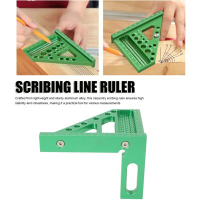 Unbranded Carpenter Scribing Ruler with Pin Inch Unbranded Carpenter Scribing Ruler with Pin Inch