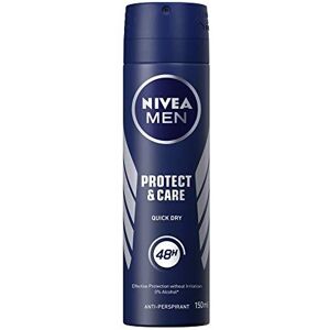 Nivea Men Protect & Care 48h Anti-Perspirant Spray, 150ml Nivea Men Protect & Care 48h Anti-Perspirant Spray, 150ml