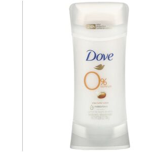 Dove, 0% Aluminum Deodorant, Shea Butter, 2.6 oz (74 g) Dove, 0% Aluminum Deodorant, Shea Butter, 2.6 oz (74 g)