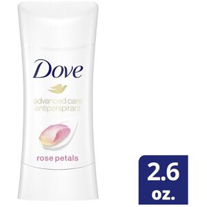 Dove Advanced Care Antiperspirant Deodorant Stick Rose Petals, 2.6 Oz. Dove Advanced Care Antiperspirant Deodorant Stick Rose Petals, 2.6 Oz.