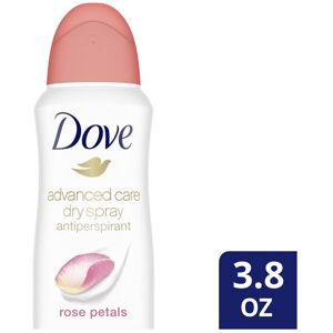 Dove Advanced Care Dry Spray Antiperspirant Deodorant Rose Petals, 3.8 Oz. Dove Advanced Care Dry Spray Antiperspirant Deodorant Rose Petals, 3.8 Oz.