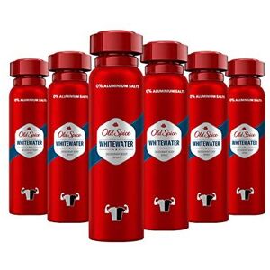 Old Spice Whitewater Deodorant Body Spray Pack of 6 (6 x 150 ml) Deodorant S Old Spice Whitewater Deodorant Body Spray Pack of 6 (6 x 150 ml) Deodorant S
