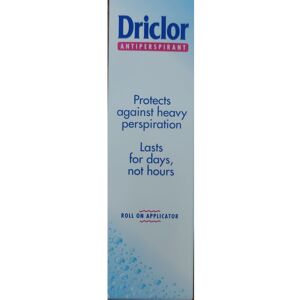 Driclor Antiperspirant Roll On Stops Sweating - 75ml Pack of 1 Driclor Antiperspirant Roll On Stops Sweating - 75ml Pack of 1