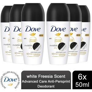 Dove Advanced Care Invisible Dry 6 x 50 ml Dove Advanced Care Invisible Dry 6 x 50 ml