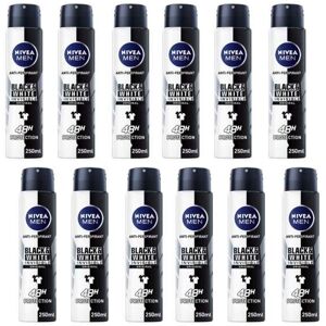 NIVEA MEN Invisible for Black & White Original Anti-Perspirant Deodorant Spray ( NIVEA MEN Invisible for Black & White Original Anti-Perspirant Deodorant Spray (