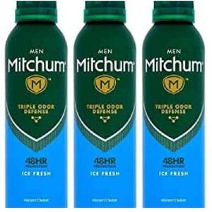 Mitchum Mens Ice Fresh Deodorant 150ml (Pack of 3) Mitchum Mens Ice Fresh Deodorant 150ml (Pack of 3)