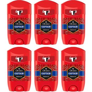 Old Spice Captain Deodorant Stick, 50 ml (Pack of 6) Old Spice Captain Deodorant Stick, 50 ml (Pack of 6)