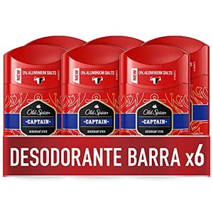 Old Spice Deodorant Stick Captain – Pack of 6 x 50 ml (300 ml Total) Old Spice Deodorant Stick Captain – Pack of 6 x 50 ml (300 ml Total)