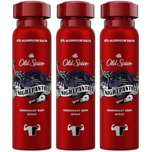 X3 Old Spice Nightpanther Deodorant Body Spray Men Long Lasting Fragrance 150ml X3 Old Spice Nightpanther Deodorant Body Spray Men Long Lasting Fragrance 150ml