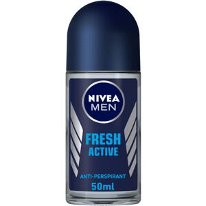 NIVEA MEN Fresh Active Anti-Perspirant Deodorant Roll On (50ml), Men's Anti-Perspirant NIVEA MEN Fresh Active Anti-Perspirant Deodorant Roll On (50ml), Men's Anti-Perspirant