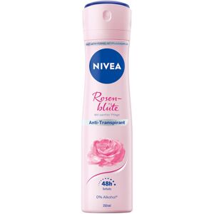NIVEA Rose Blossom Deodorant Spray (150 ml), Antiperspirant Protects 48 Hours from Swe NIVEA Rose Blossom Deodorant Spray (150 ml), Antiperspirant Protects 48 Hours from Swe