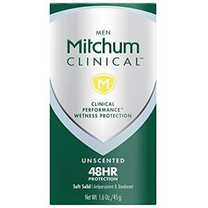 Mitchum Men Clinical Soft Solid Antiperspirant Deodorant ,Unscented , 1.6 Ounce Mitchum Men Clinical Soft Solid Antiperspirant Deodorant ,Unscented , 1.6 Ounce