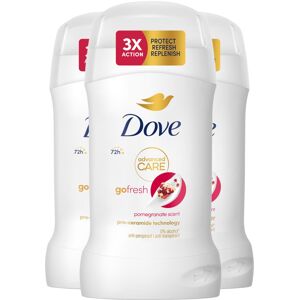 Dove Women Go Fresh Anti-Perspirant Deo Stick with 72H Protection 50ml, 3 Pk Dove Women Go Fresh Anti-Perspirant Deo Stick with 72H Protection 50ml, 3 Pk