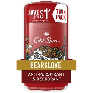 Old Spice Bearglove Deodorant - Men's Invisible Solid, 2.6 Oz Pack of 2 Old Spice Bearglove Deodorant - Men's Invisible Solid, 2.6 Oz Pack of 2