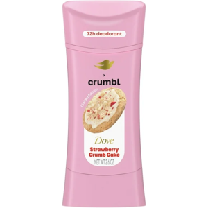 Unbranded Dove Crumbl Deodorant Stick Crumbl Strawberry Crumb Cake Aluminum Free, 2.6 oz Unbranded Dove Crumbl Deodorant Stick Crumbl Strawberry Crumb Cake Aluminum Free, 2.6 oz