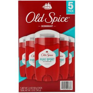 Old Spice Pure Sport Deodorant 2.4 Ounce (Pack of 5) Old Spice Pure Sport Deodorant 2.4 Ounce (Pack of 5)