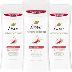 Dove Advanced Care Deodorant Stick Apple & White Tea with 72-hour Sweat & Odor P Dove Advanced Care Deodorant Stick Apple & White Tea with 72-hour Sweat & Odor P