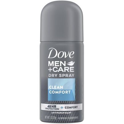 Dove Men+Care Dry Spray Antiperspirant Deodorant Clean Comfort 1 Oz. Dove Men+Care Dry Spray Antiperspirant Deodorant Clean Comfort 1 Oz.