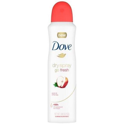 Dove Dry Spray Go Fresh Antiperspirant Deodorant Apple & White Tea 3.8oz Dove Dry Spray Go Fresh Antiperspirant Deodorant Apple & White Tea 3.8oz