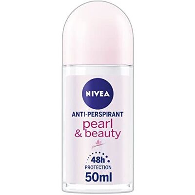 NIVEA Pearl & Beauty Anti-Perspirant Deodorant Roll-On - Deodorant for Women NIVEA Pearl & Beauty Anti-Perspirant Deodorant Roll-On - Deodorant for Women