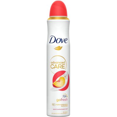 Dove Advanced Care Go Fresh Peach White Blossom - Deodorant Spray Dove Advanced Care Go Fresh Peach White Blossom - Deodorant Spray