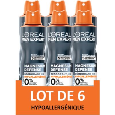 L’Oréal Paris - Expert Deo Magne Defense - 150 ml - Men - Deodorant L’Oréal Paris - Expert Deo Magne Defense - 150 ml - Men - Deodorant