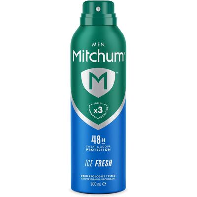 Mitchum Men Triple Odor Defense 48h Protection Deodorant Spray, 200ml Mitchum Men Triple Odor Defense 48h Protection Deodorant Spray, 200ml