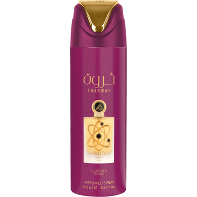 Tharwah Gold 200ml Body Sprays by Lattafa Pride Tharwah Gold 200ml Body Sprays by Lattafa Pride