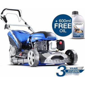 Hyundai HYM460SPE 4-Stroke Petrol Lawnmower Self Propelled Electric Push Button Hyundai HYM460SPE 4-Stroke Petrol Lawnmower Self Propelled Electric Push Button