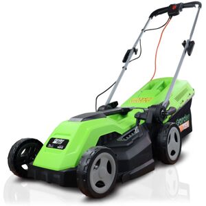 Hyundai GardenTek 1600W 230V Corded Electric Rotary Lawnmower With Rear Roller Hyundai GardenTek 1600W 230V Corded Electric Rotary Lawnmower With Rear Roller