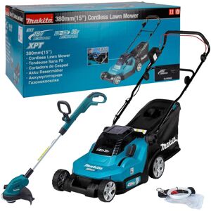 Makita DLM382Z 18v / 36v LXT Cordless Battery Lawn Mower + DUR181Z Grass Trimmer Makita DLM382Z 18v / 36v LXT Cordless Battery Lawn Mower + DUR181Z Grass Trimmer